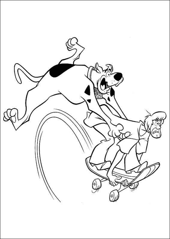 Desenho de Scooby-Doo para imprimir