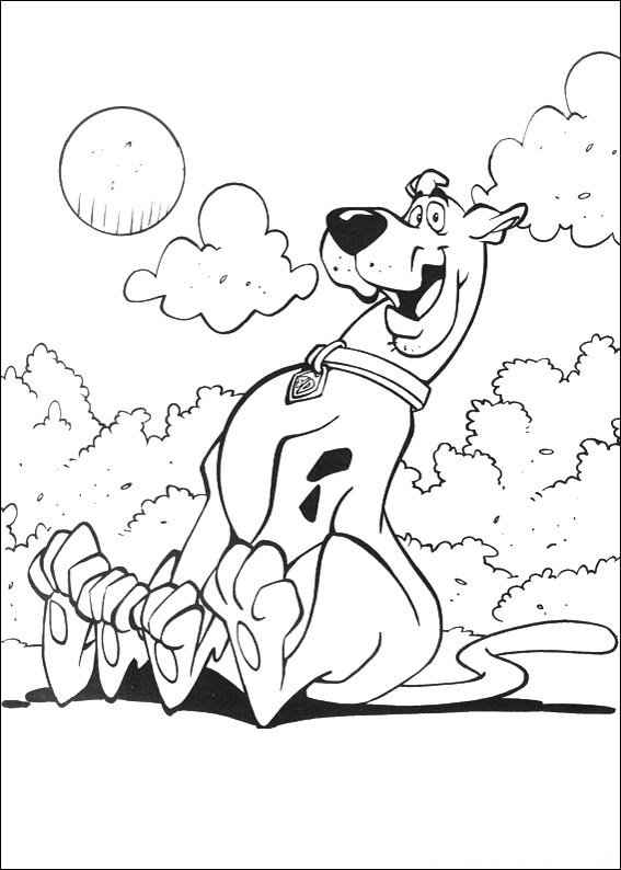 Desenho de Scooby-Doo para imprimir