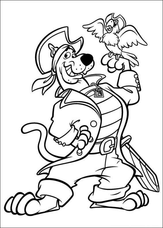 Desenho de Scooby-Doo para imprimir