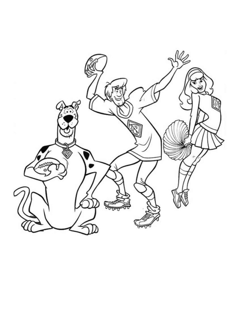 Desenho de Scooby-Doo para imprimir