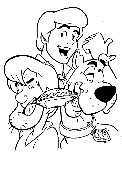 Desenho de Scooby-Doo para imprimir