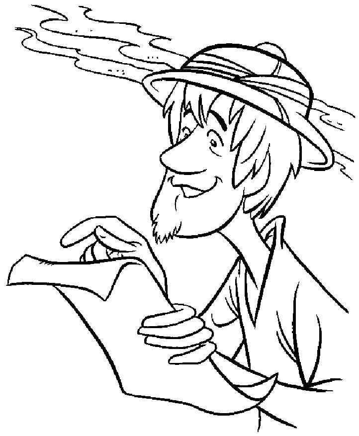 Desenho de Scooby-Doo para imprimir