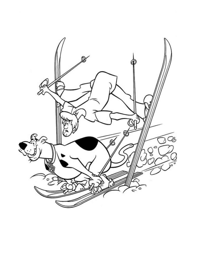 Desenho de Scooby-Doo para imprimir