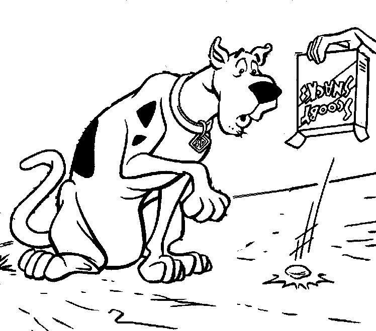 Desenho de Scooby-Doo para imprimir