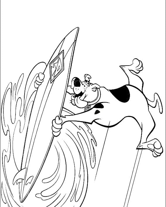 Desenho de Scooby-Doo para imprimir