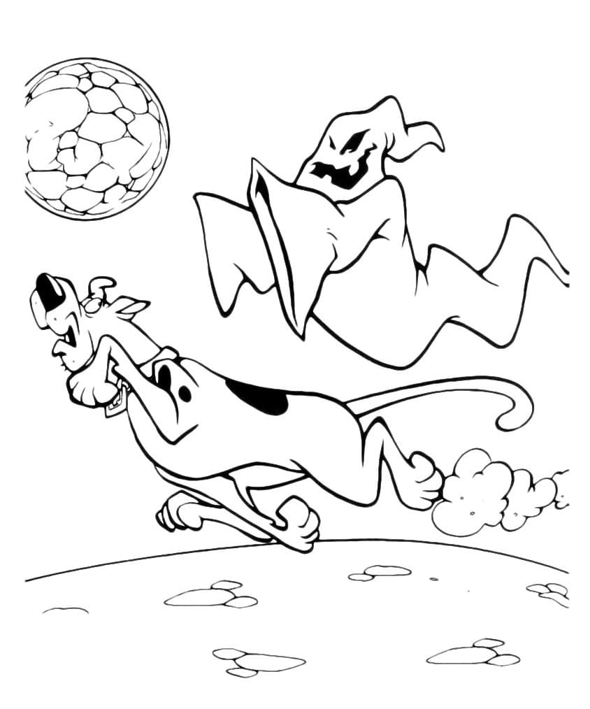 Desenho de Scooby-Doo para imprimir