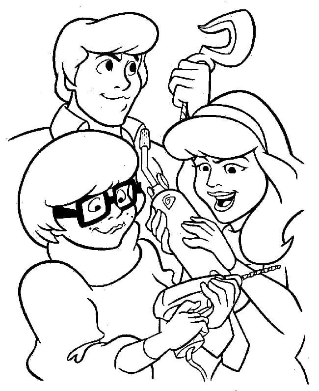 Desenho de Scooby-Doo para imprimir