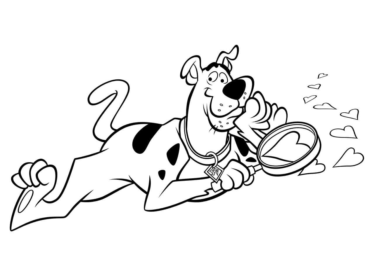 Desenho de Scooby-Doo para imprimir