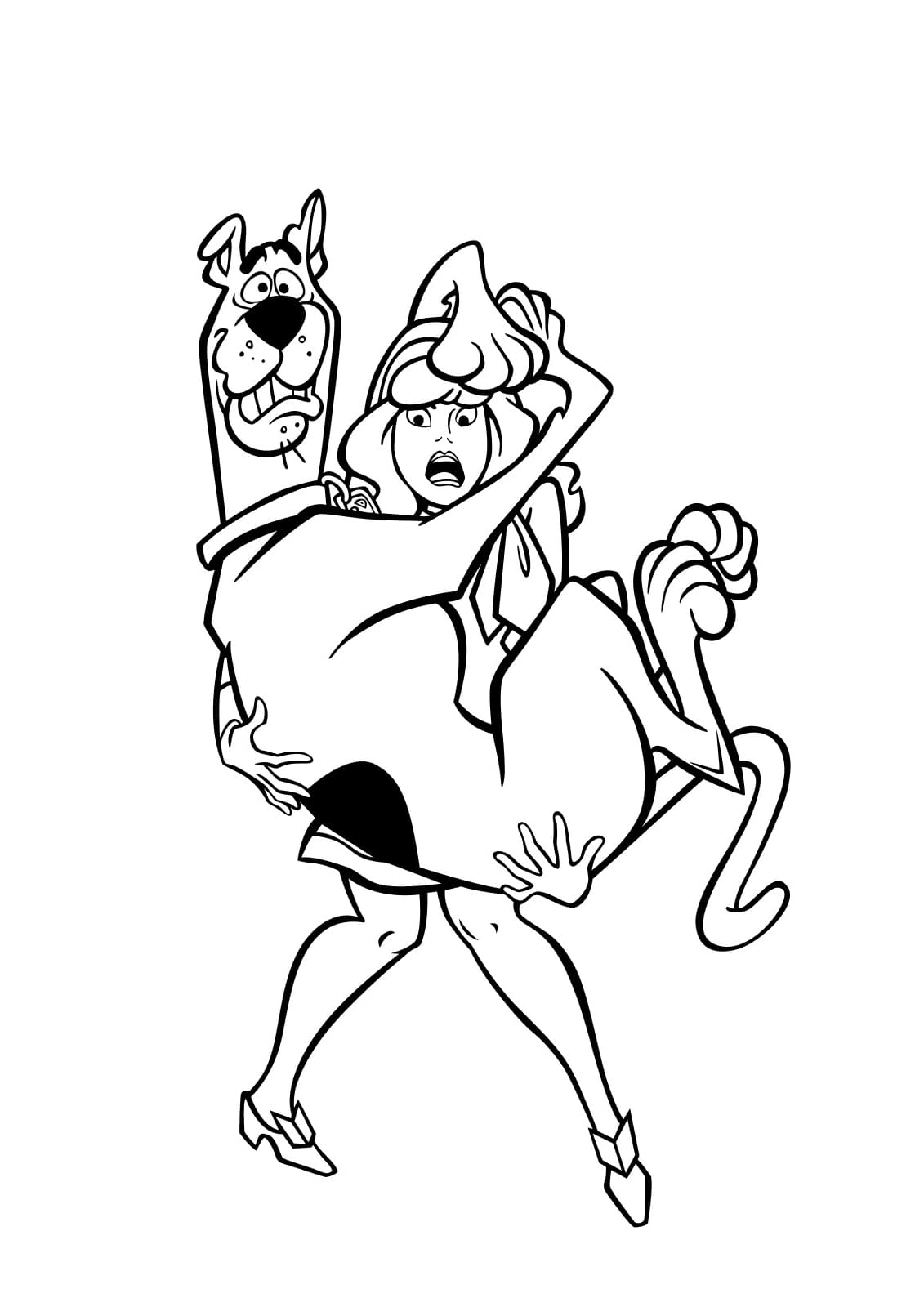 Desenho de Scooby-Doo para imprimir