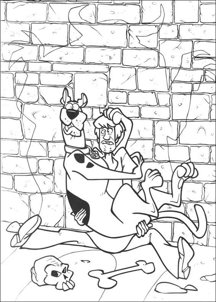 Desenho de Scooby-Doo para imprimir