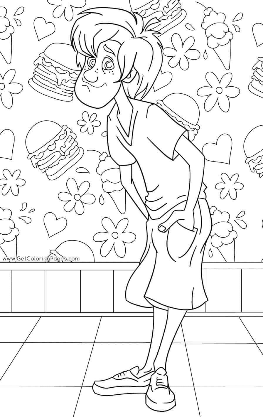 Desenho de Scooby-Doo para imprimir