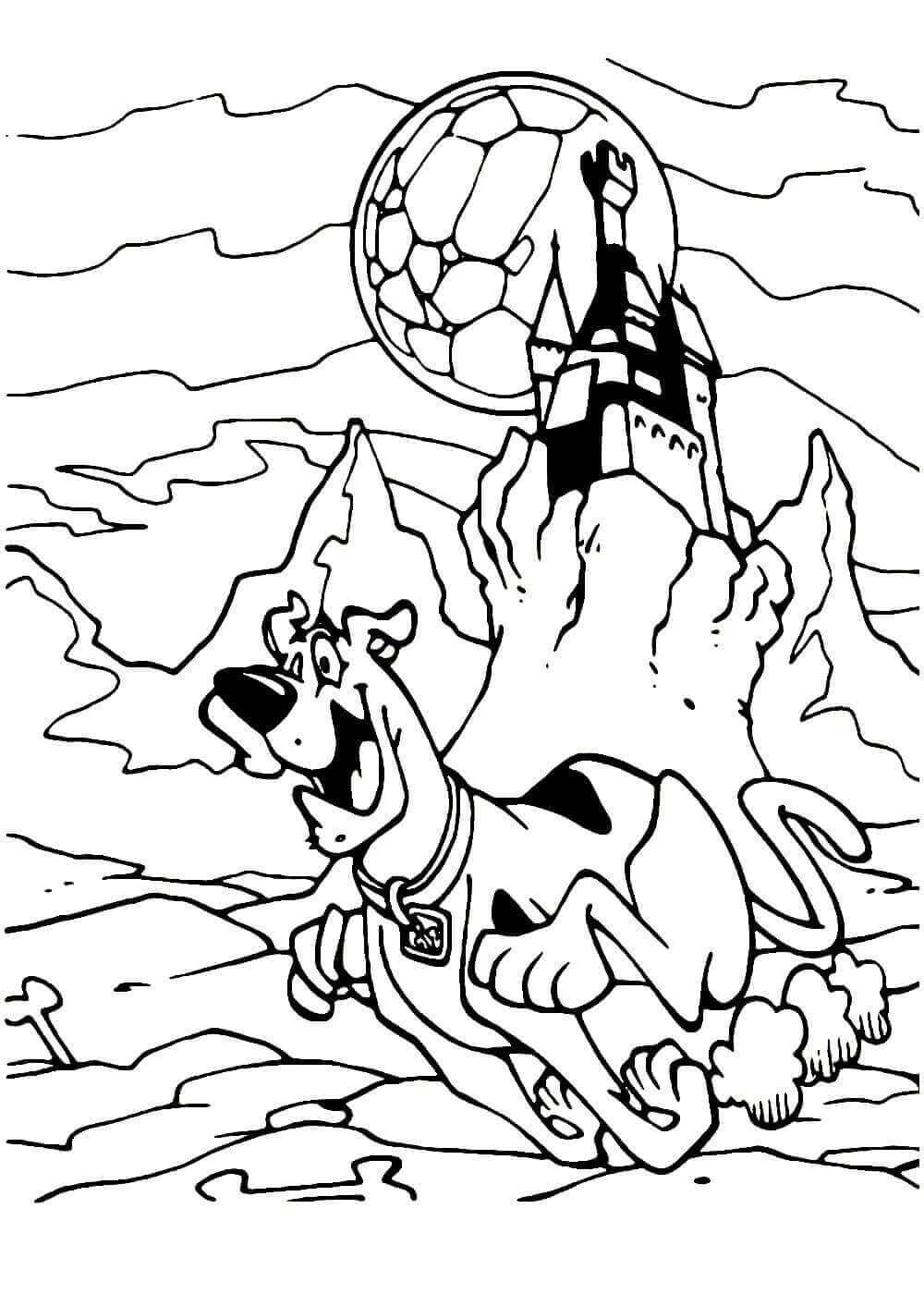 Desenho de Scooby-Doo para imprimir