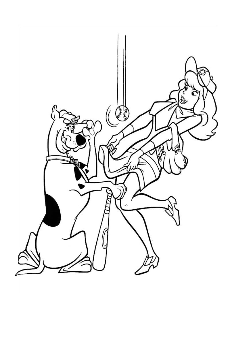 Desenho de Scooby-Doo para imprimir