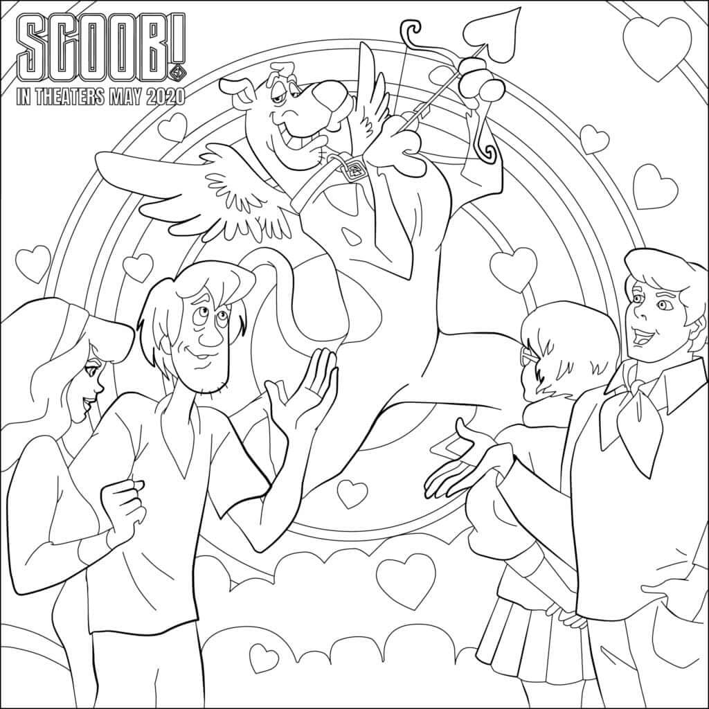 Desenho de Scooby-Doo para imprimir