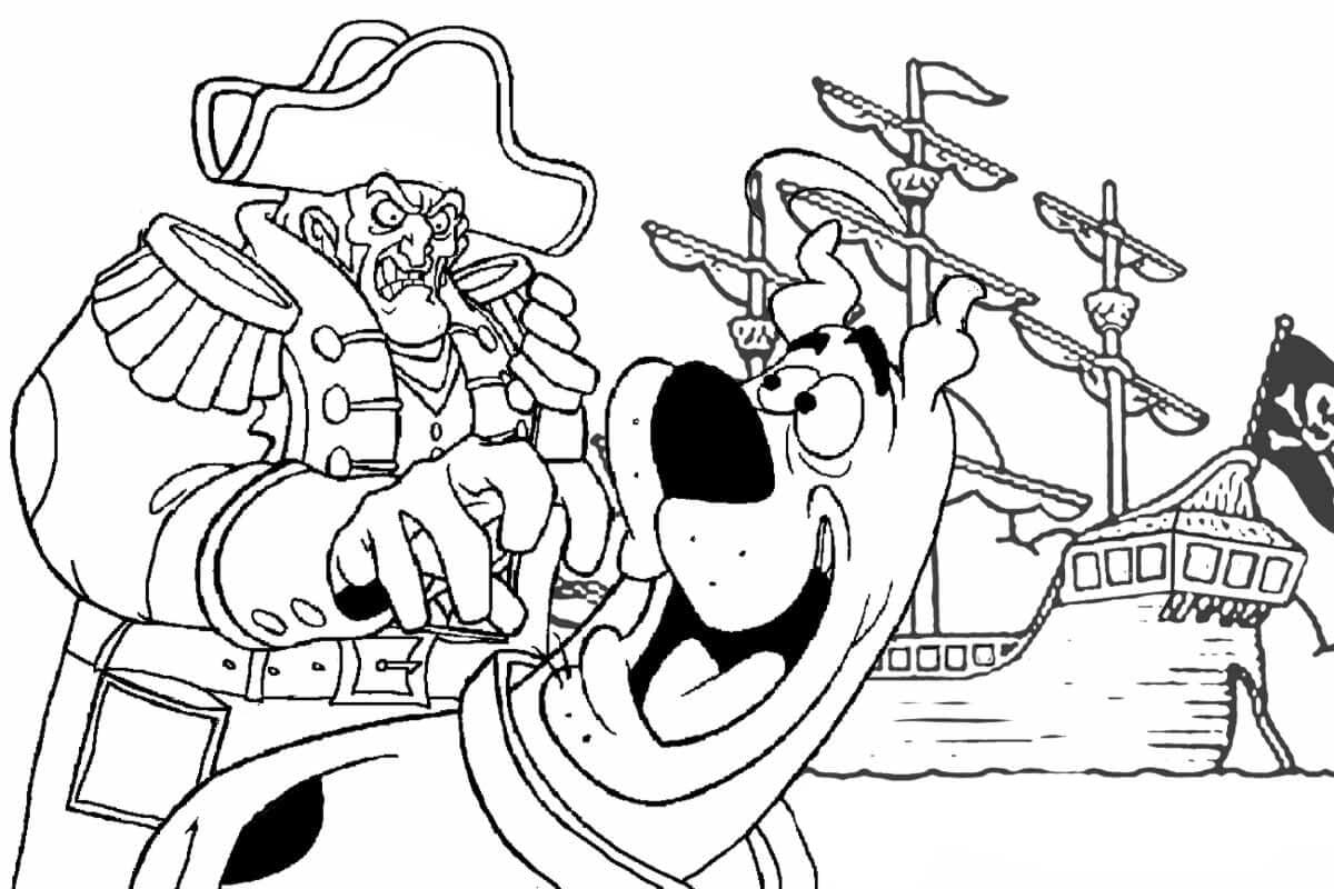 Desenho de Scooby-Doo para imprimir