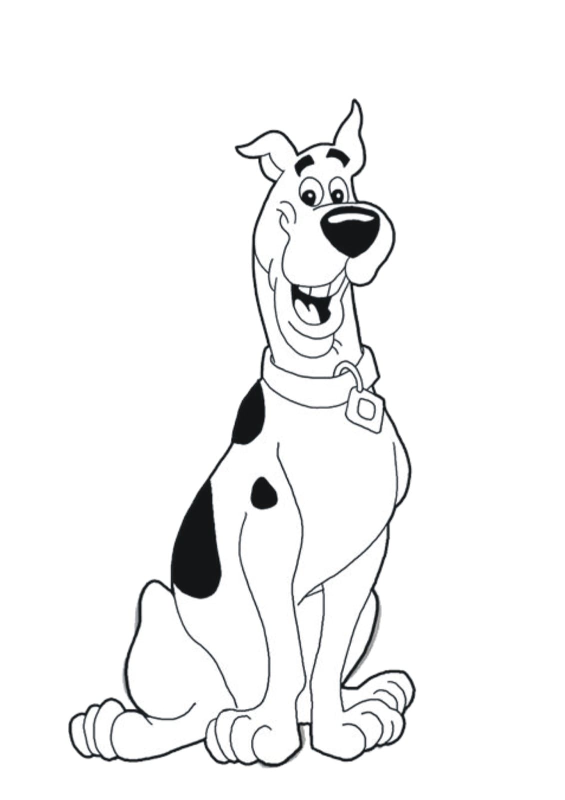 Desenho de Scooby-Doo para imprimir