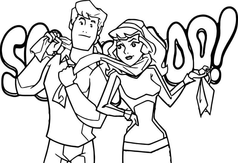 Desenho de Scooby-Doo para imprimir