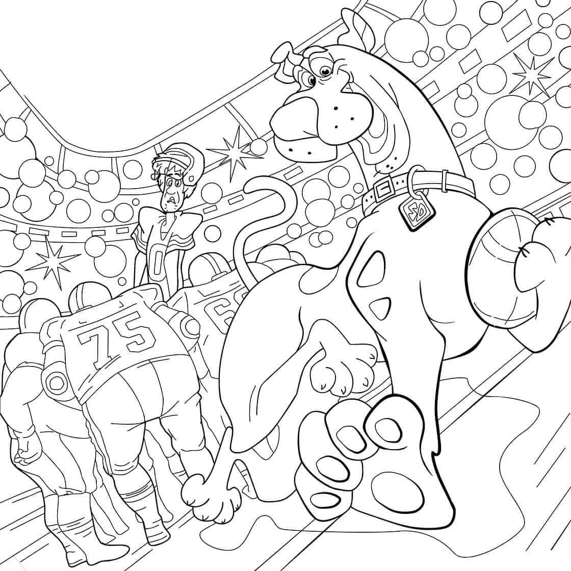 Desenho de Scooby-Doo para imprimir