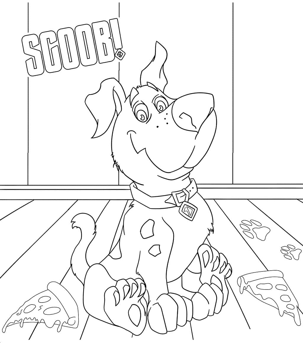 Desenho de Scooby-Doo para imprimir