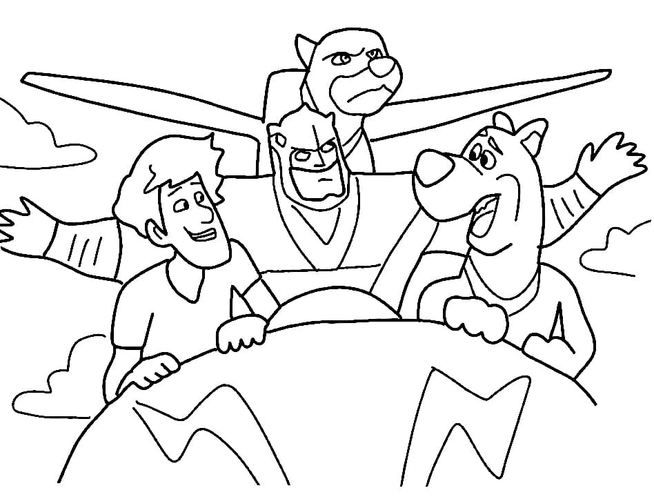 Desenho de Scooby-Doo para imprimir