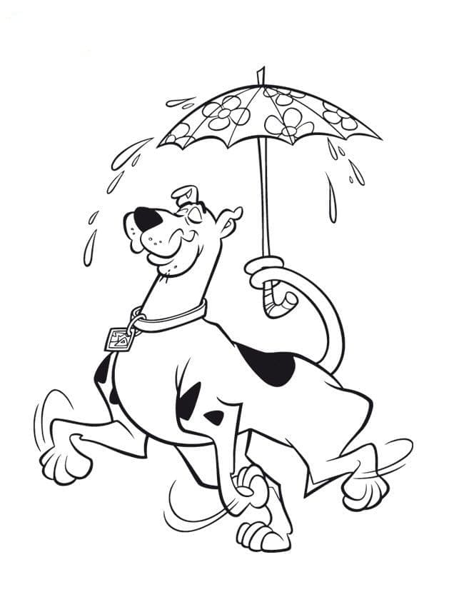 Desenho de Scooby-Doo para imprimir
