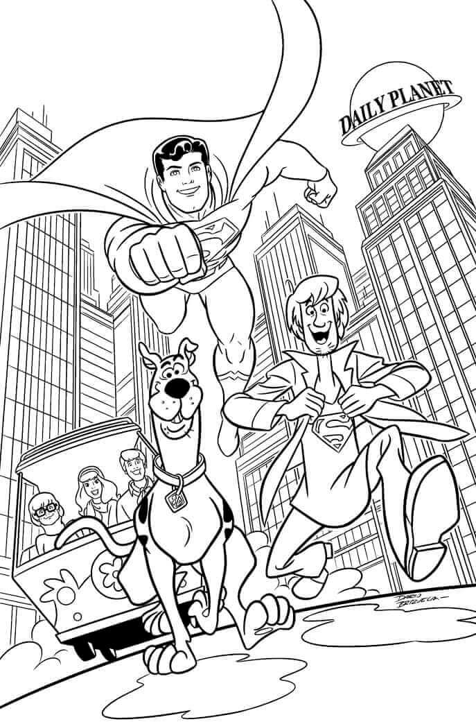 Desenho de Scooby-Doo para imprimir