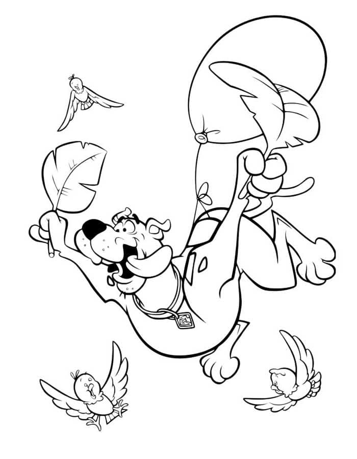 Desenho de Scooby-Doo para imprimir