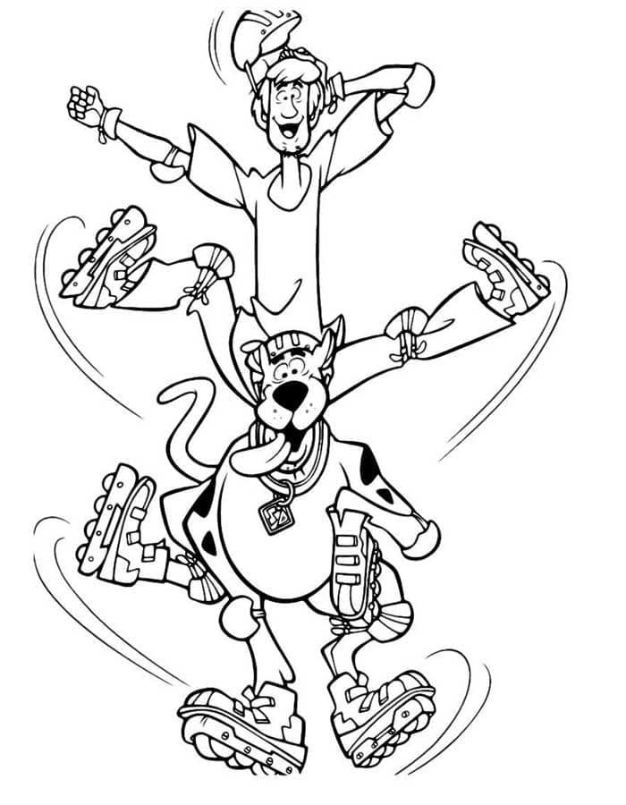 Desenho de Scooby-Doo para imprimir