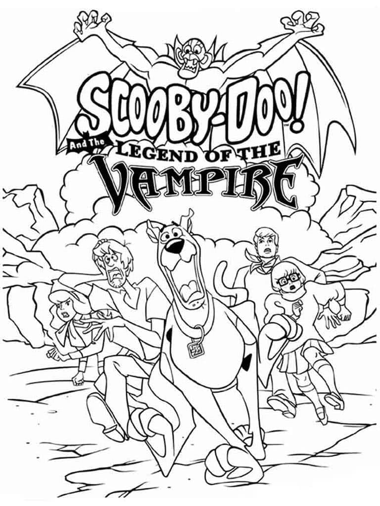 Desenho de Scooby-Doo para imprimir