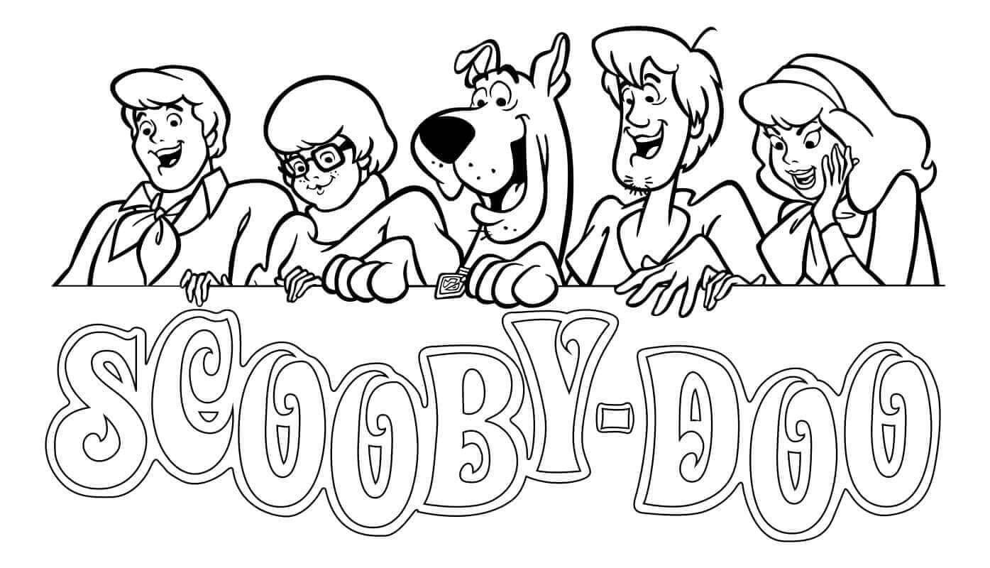 Desenho de Scooby-Doo para imprimir
