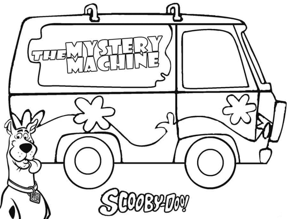 Desenho de Scooby-Doo para imprimir