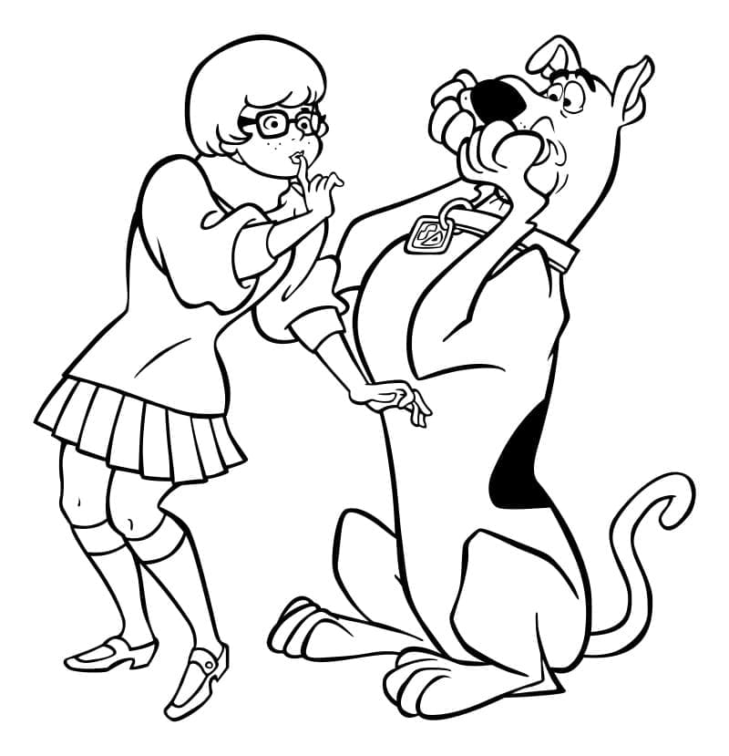 Desenho de Scooby-Doo para imprimir