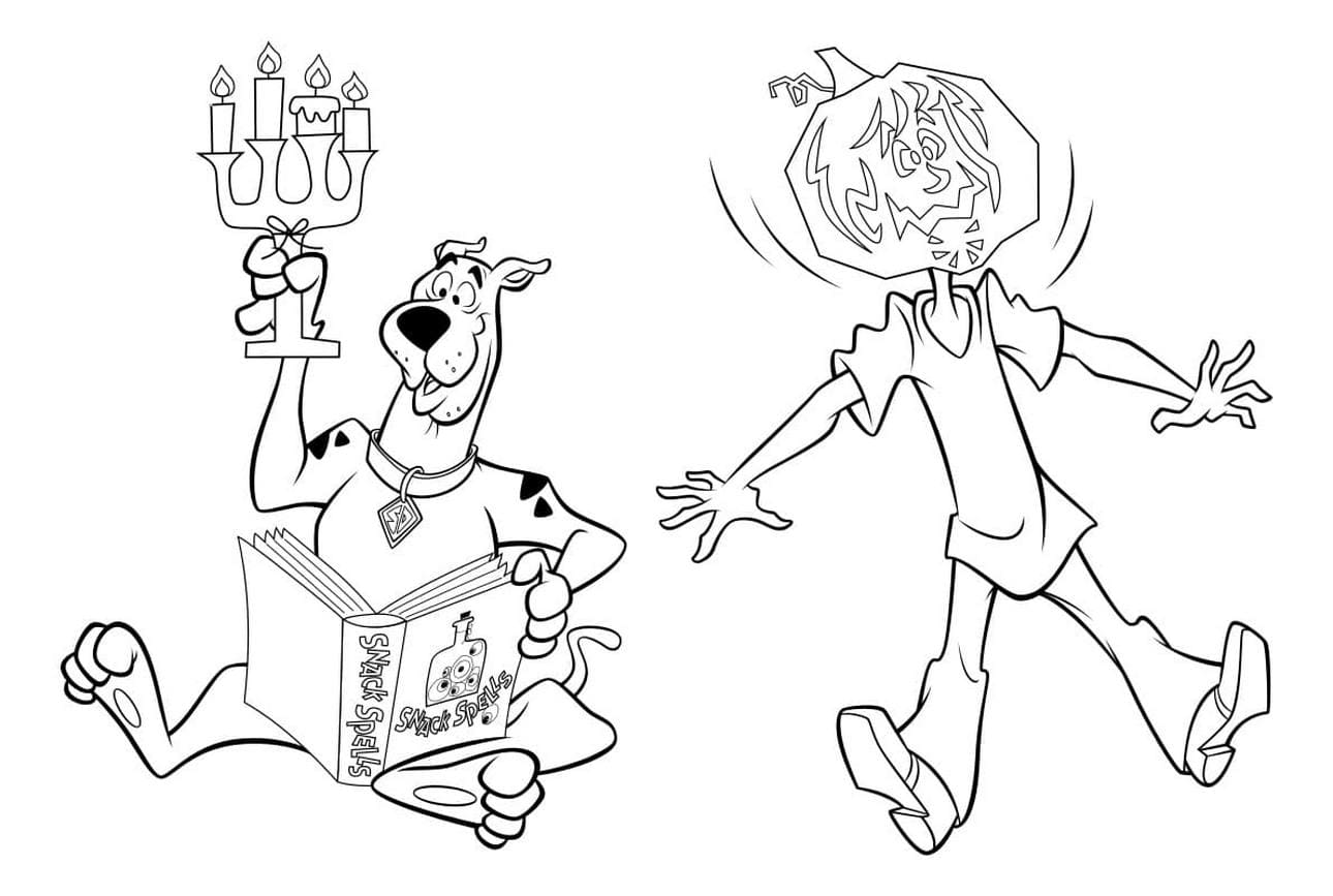 Desenho de Scooby-Doo para imprimir