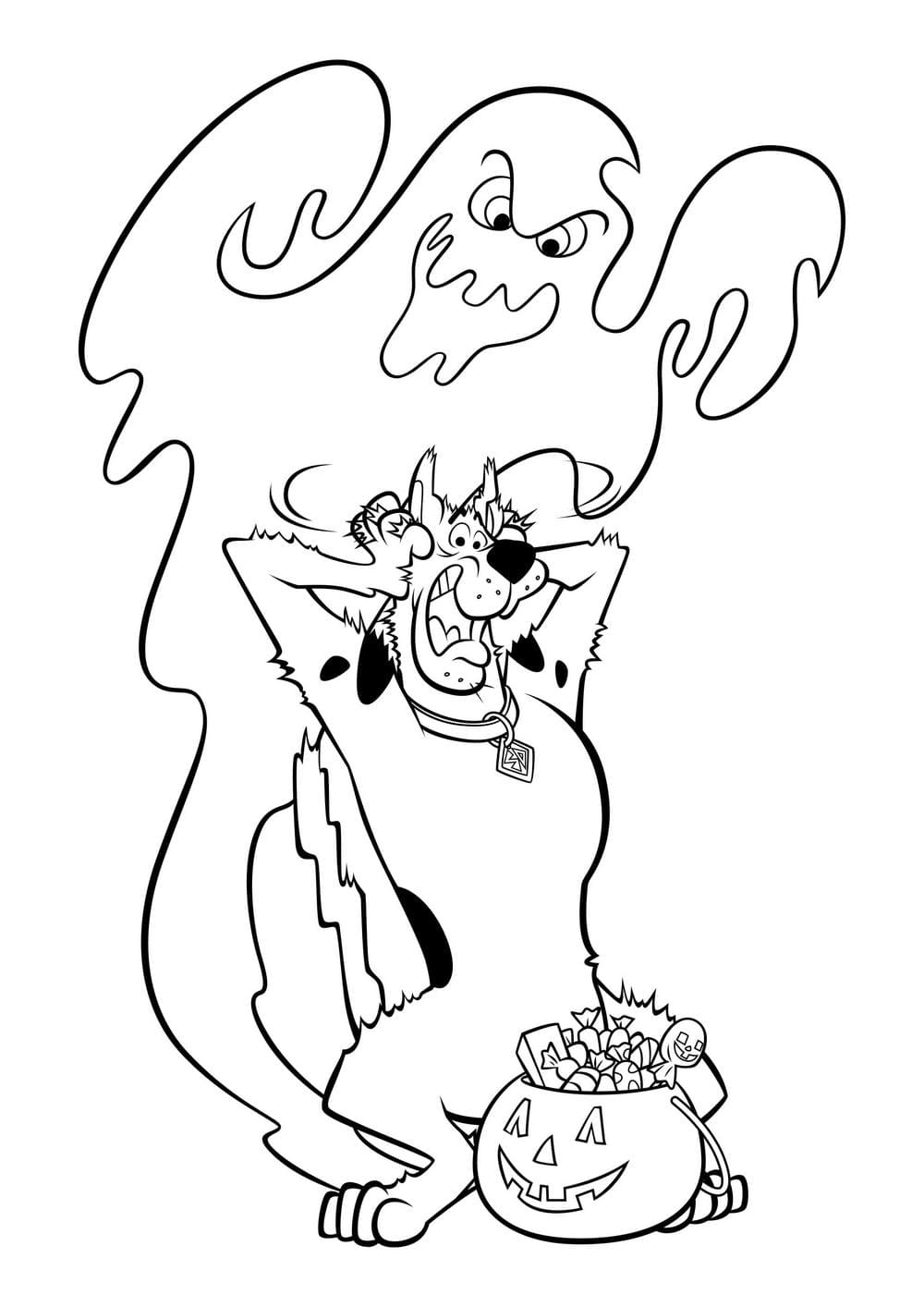 Desenho de Scooby-Doo para imprimir