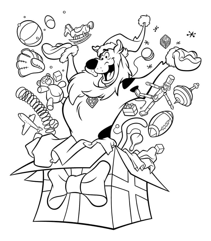 Desenho de Scooby-Doo para imprimir