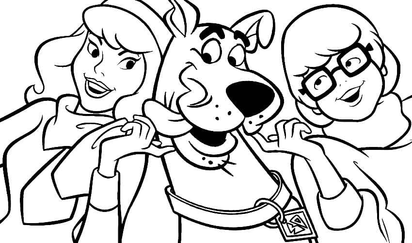 Desenho de Scooby-Doo para imprimir