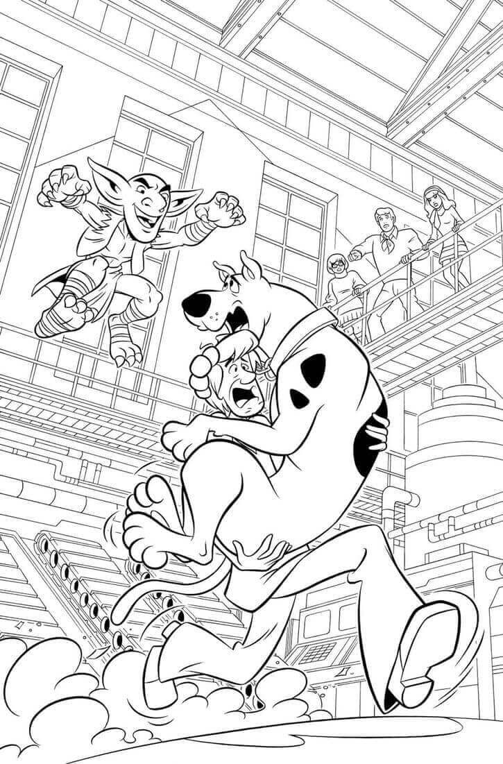 Desenho de Scooby-Doo para imprimir