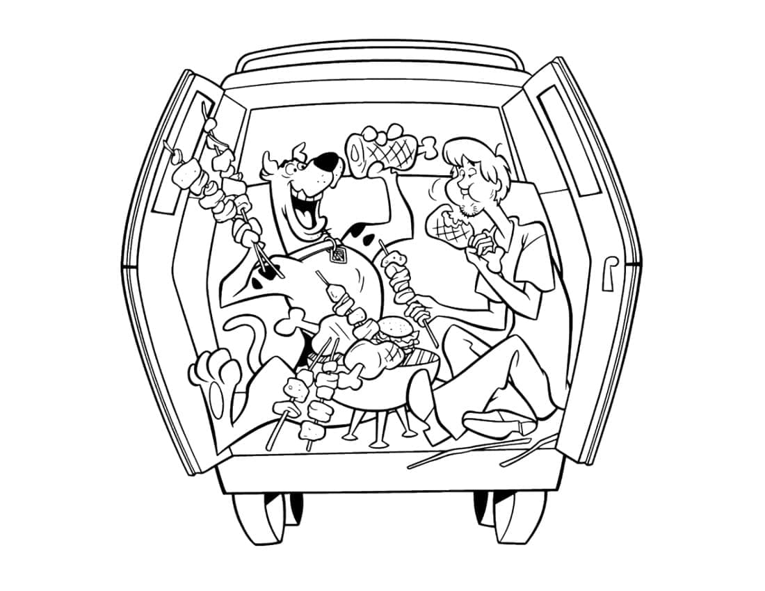 Desenho de Scooby-Doo para imprimir