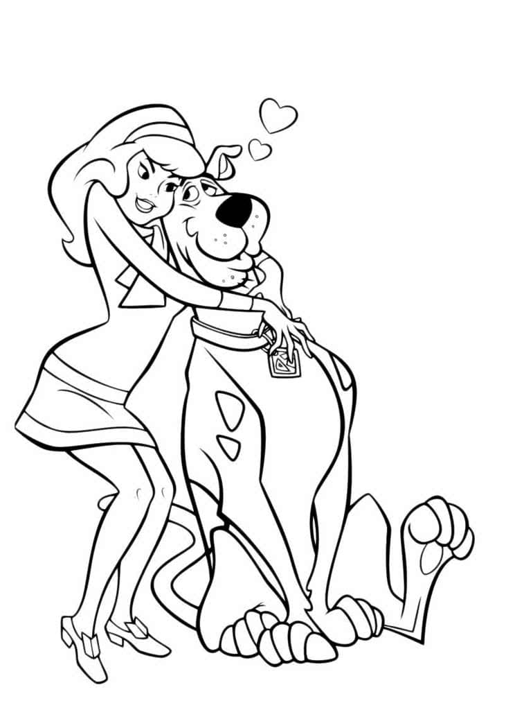 Desenho de Scooby-Doo para imprimir