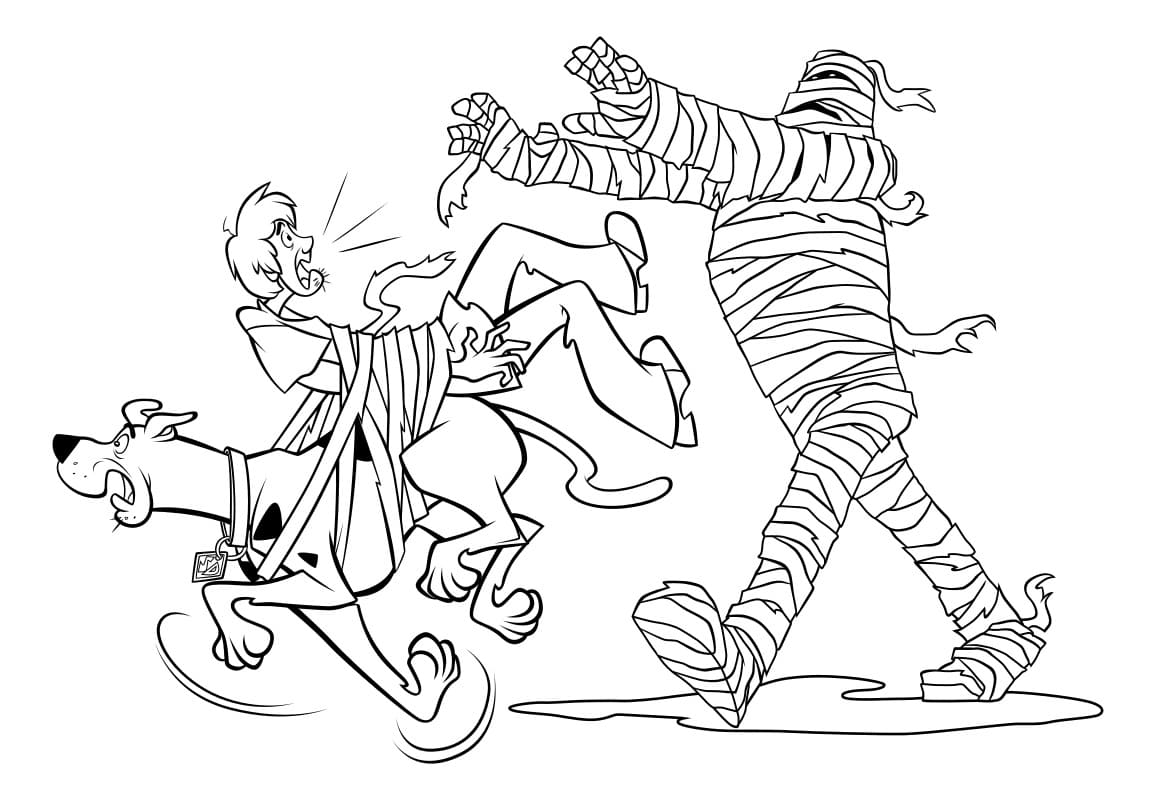 Desenho de Scooby-Doo para imprimir