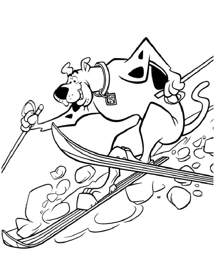 Desenho de Scooby-Doo para imprimir
