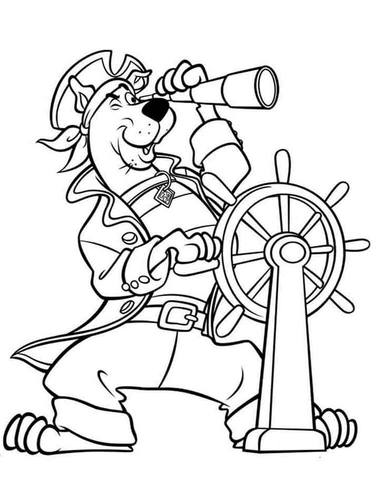 Desenho de Scooby-Doo para imprimir