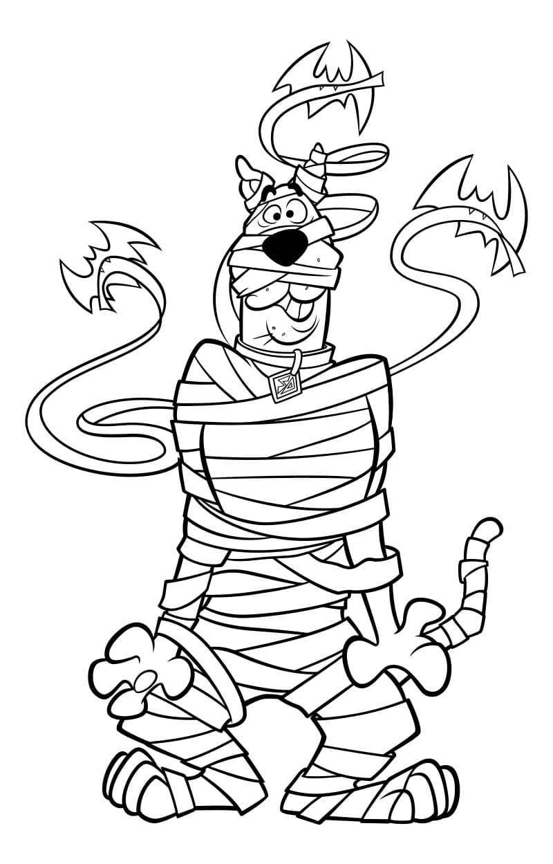 Desenho de Scooby-Doo para imprimir