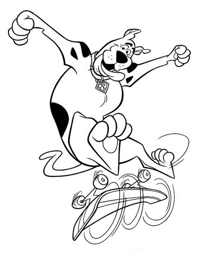 Desenho de Scooby-Doo para imprimir