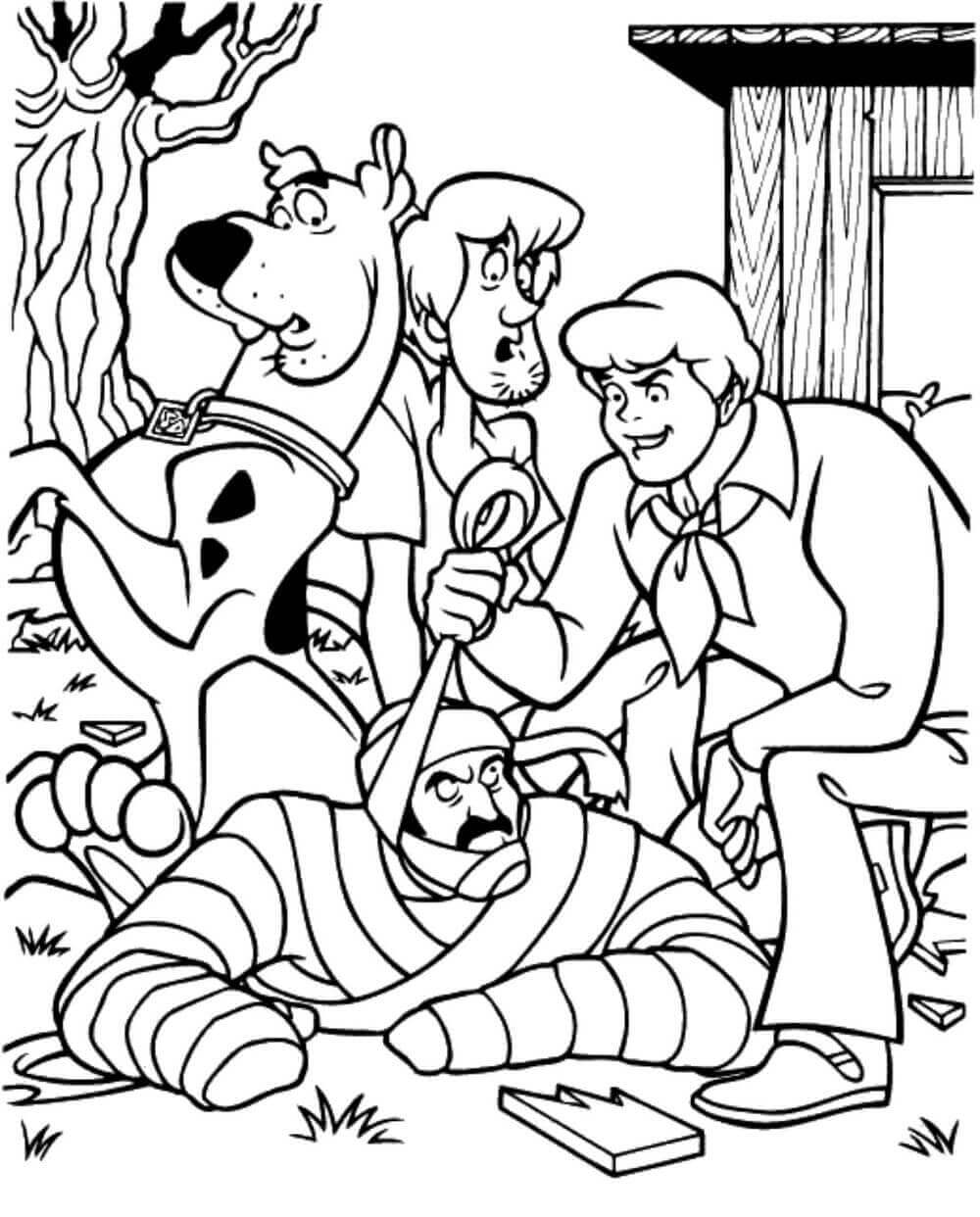 Desenho de Scooby-Doo para imprimir