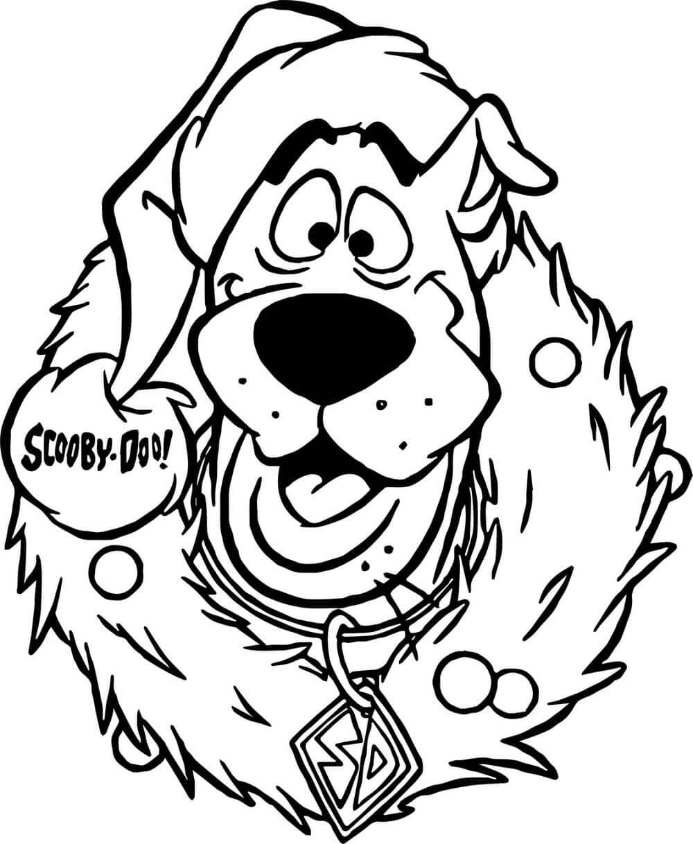 Desenho de Scooby-Doo para imprimir