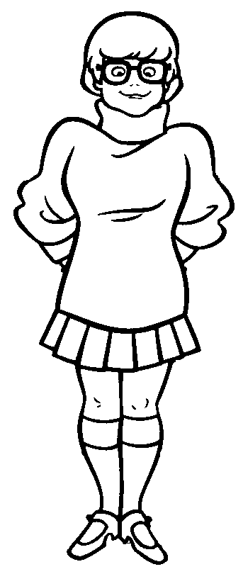 Desenho de Scooby-Doo para imprimir