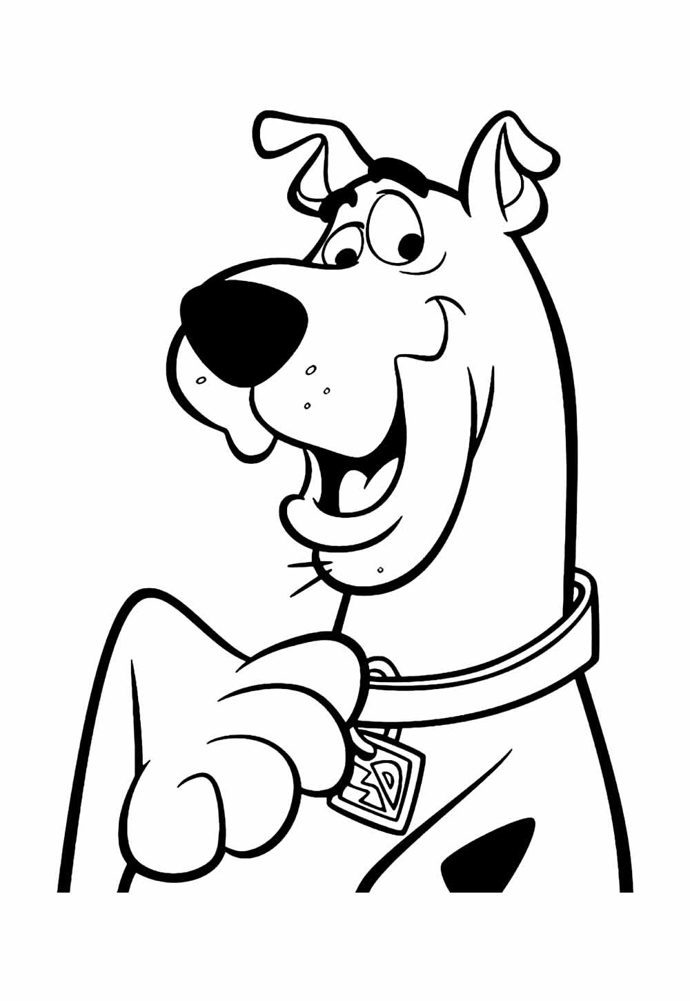 Desenho de Scooby-Doo para imprimir