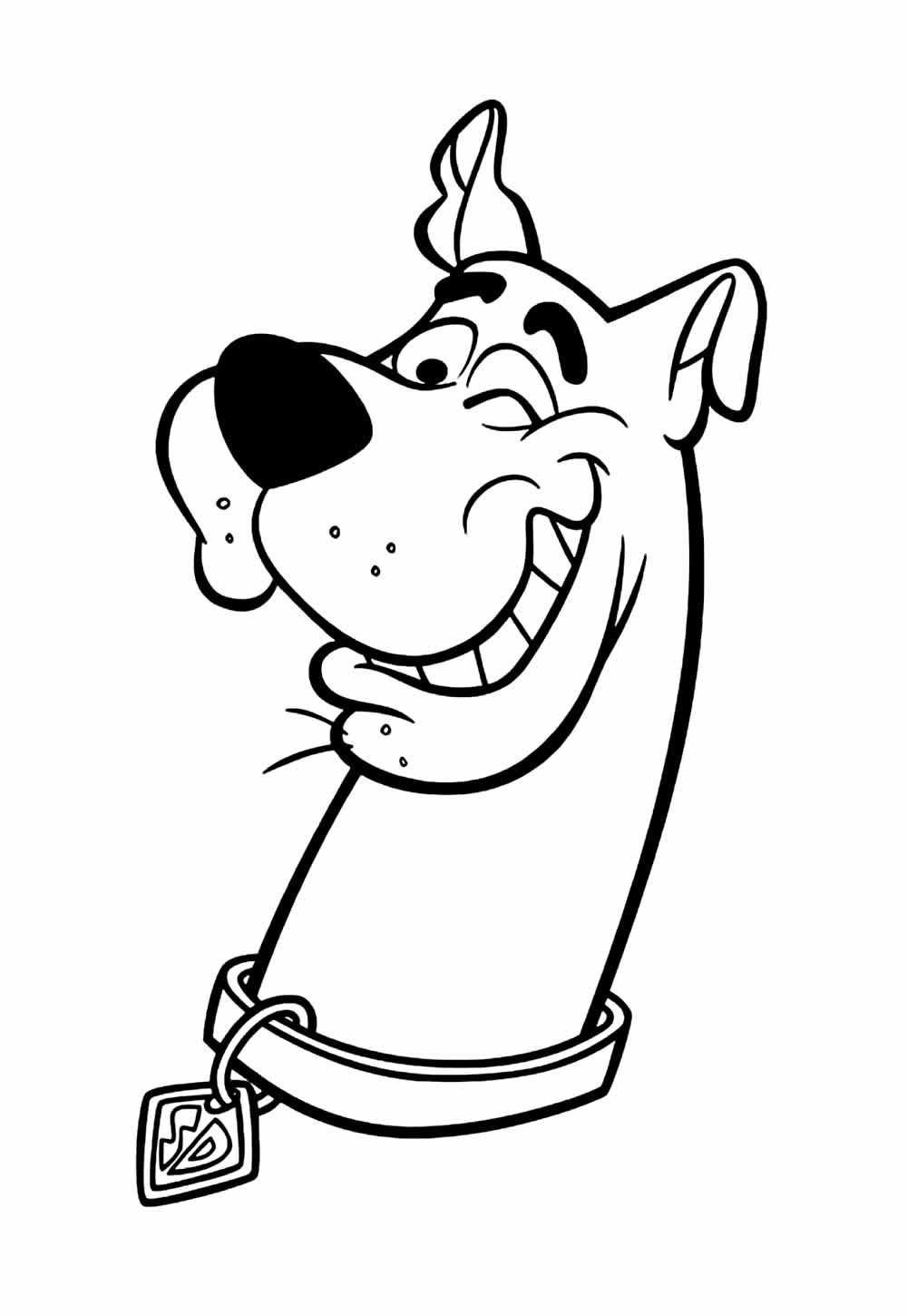 Desenho de Scooby-Doo para imprimir