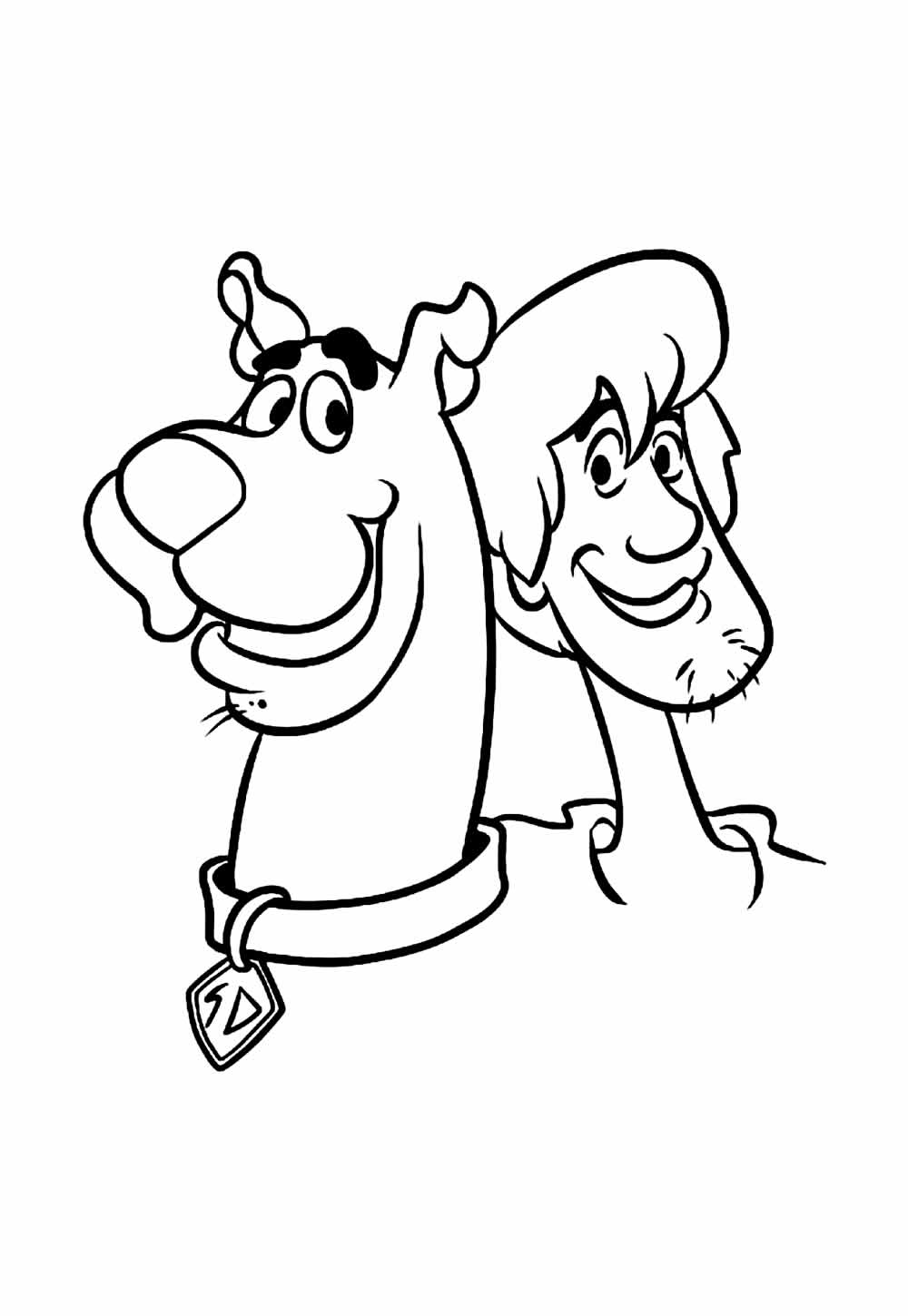 Desenho de Scooby-Doo para imprimir
